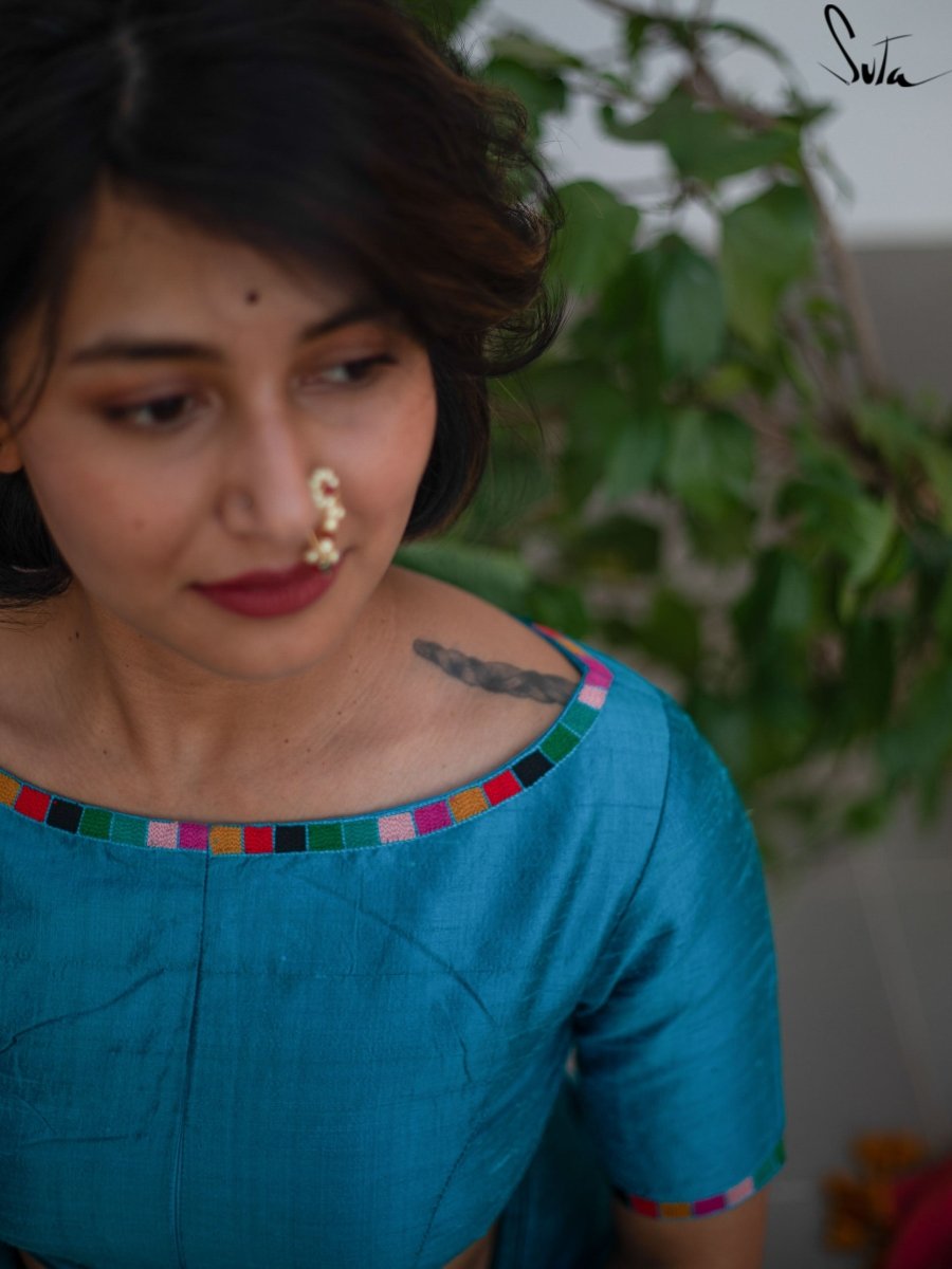 Ocean Blue Glaze (Blouse) - suta