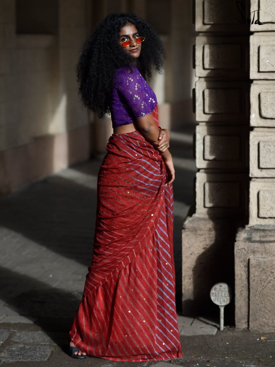 Baahon Mein Chale Aao (Saree) - suta