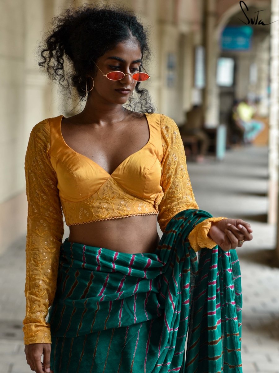 Mera Sooraj Hai Tu (Blouse) - suta